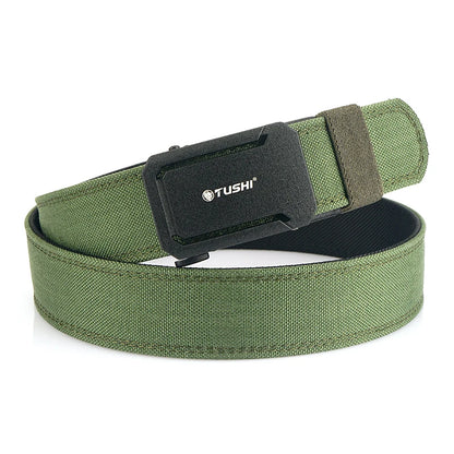 Unisex-Taktischer Gürtel aus Nylon mit Automatischer Schnalle für Outdoor-Einsatz Alltagstauglich