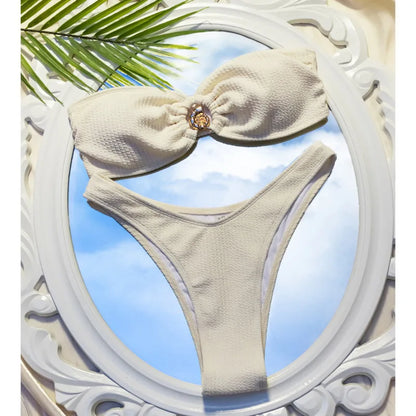 Floral-Sexy-Bikini-Set für Damen – Brasilianischer Badeanzug für Strand und Pool