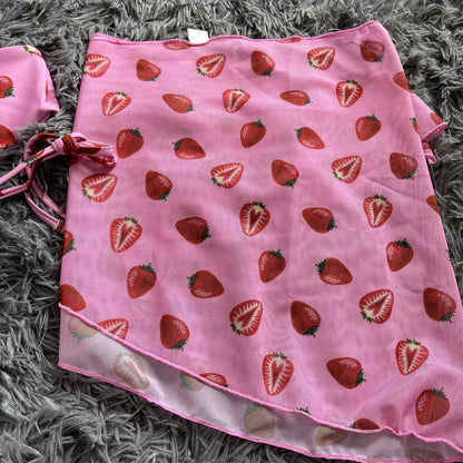Zweiteiliges Damen-Bikini-Set mit Strasssteinen und Push-up-Effekt – ideal für Strand und Pool