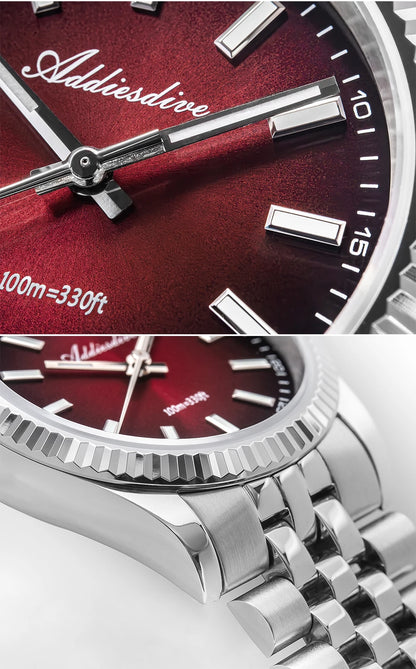 Herren-Quarzuhr mit Jubilee-Armband und Saphirglas
