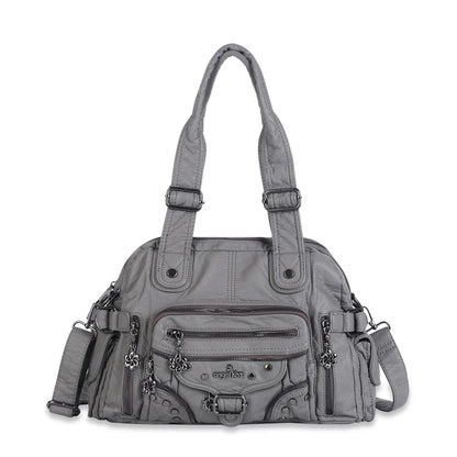Damen-Handtasche Vintage Großes Fassungsvermögen Mit Schultergurt Und Top-Griff Alltagstauglich