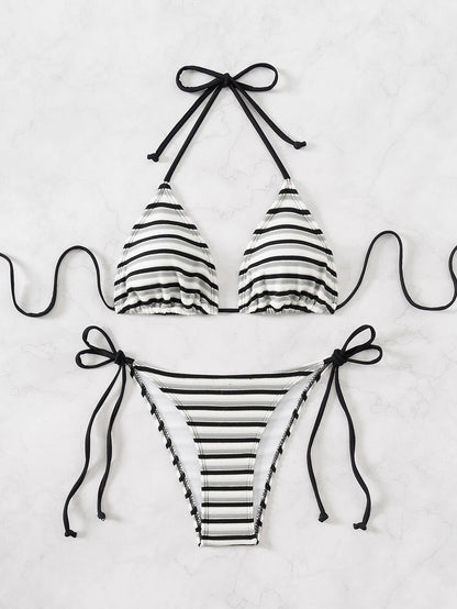 Floraler Push-Up-Bikini im brasilianischen Stil für Damen – ideal für Strand und Pool