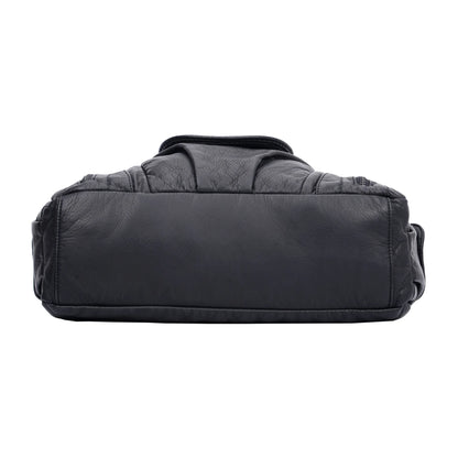 Damen-Hobo-Tasche aus Vintage-Leder mit verstellbarem Tragegurt und Mehrfachtaschen