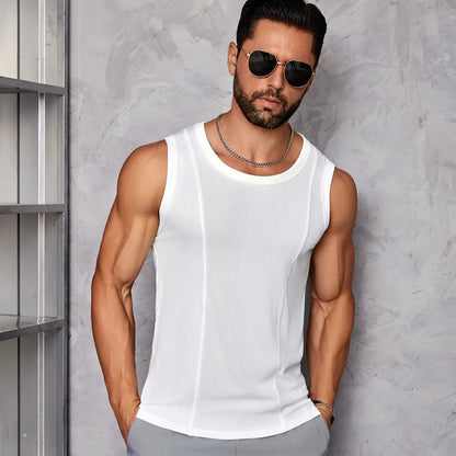 Ärmellose Herren-Sommerweste – Slim Fit und atmungsaktiv für Sport und Freizeit