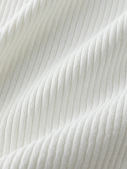Zweifarbiges, vielseitiges Damen-Sommer-Shirt mit Puffärmeln und erfrischendem Design
