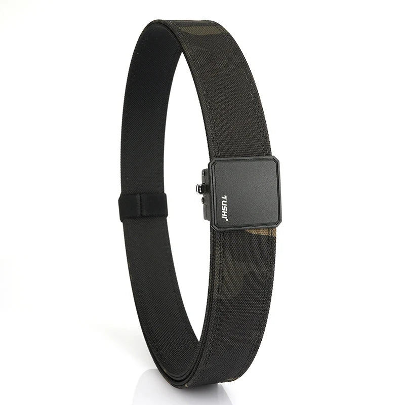 VATLY Hard EDC Tactical Gürtel Herren Nylon Rigid Automatik-Schnalle