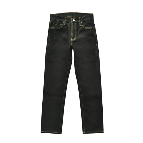 Herren Jeans aus Selvedge Denim mit doppelseitiger Färbung und gerader Passform