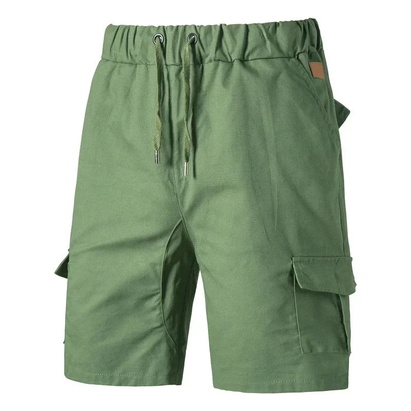 Lässige Herren-Shorts in Übergröße mit mehreren Taschen und lockerem Schnitt – ideal für die Arbeit