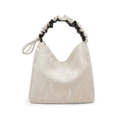 Damen Schultertasche aus Synthetischem Leder Casual Tote Große Kapazität