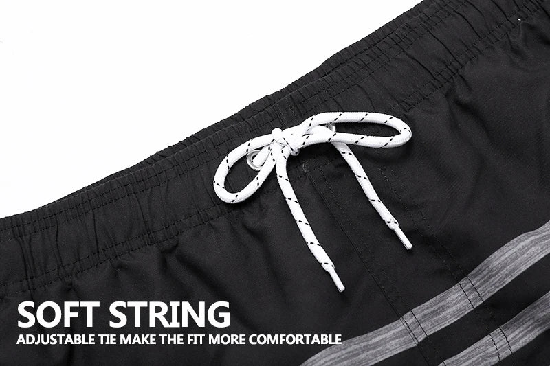 Atmungsaktive Herren-Sommer-Shorts mit verstellbarem Bund – ideal für Sport und Strand