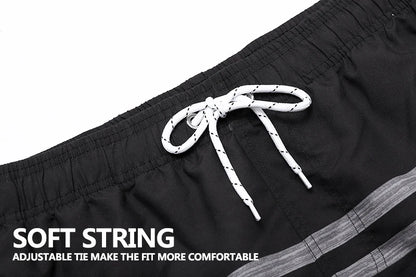 Atmungsaktive Herren-Sommer-Shorts mit verstellbarem Bund – ideal für Sport und Strand