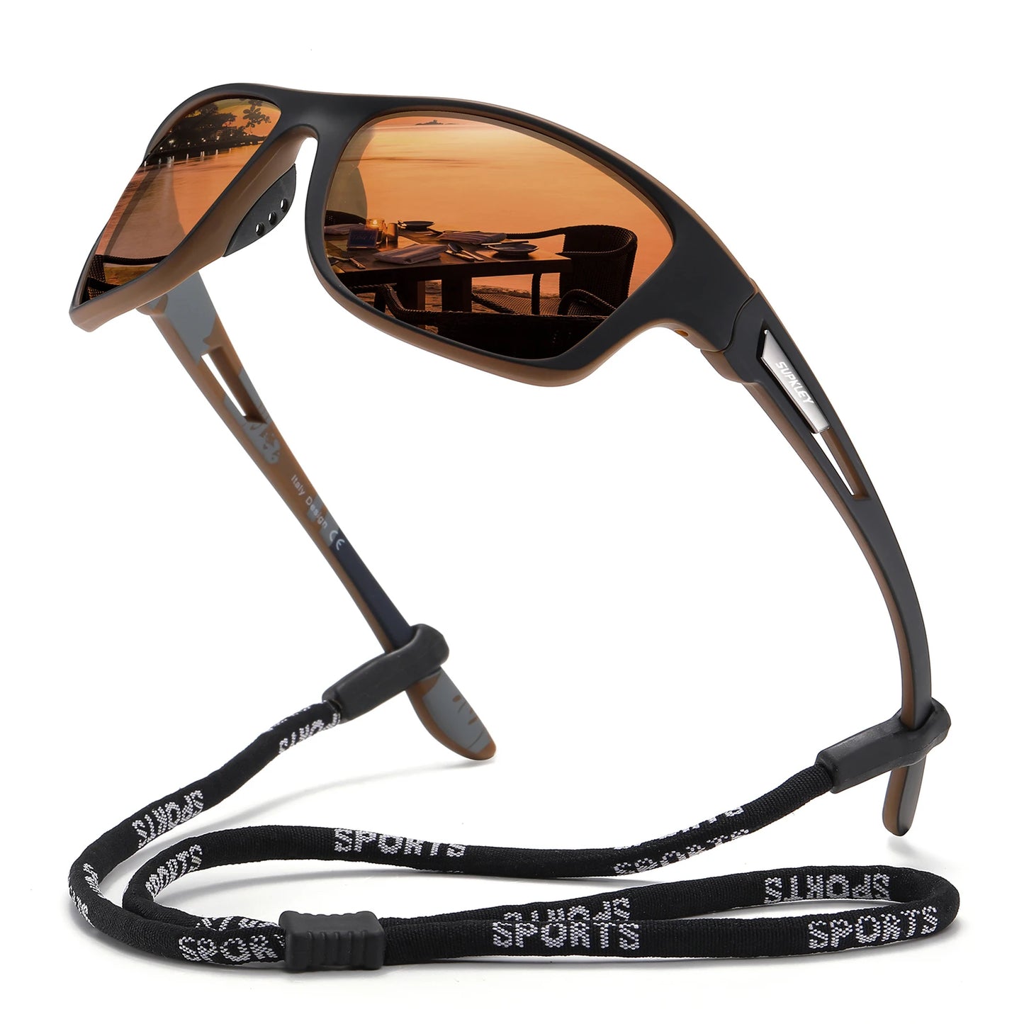 Sonnenbrille Sport polarisiert bunt UV400 Spiegel Bergsteiger Herren