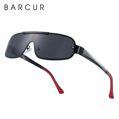 Sonnenbrille Pilot Al-Mg schmal polarisiert UV400 Sport Herren