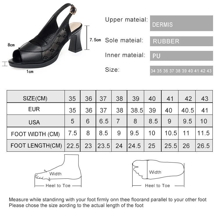 AIYUQI Frauen High Heel Sandalen Plattform 2025, Neue Echtes Leder Sommer Sandalen Frauen Fisch Mund Mode Kleid Frauen Sandalen
