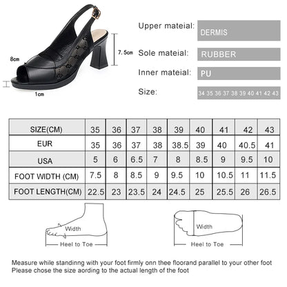 AIYUQI Frauen High Heel Sandalen Plattform 2025, Neue Echtes Leder Sommer Sandalen Frauen Fisch Mund Mode Kleid Frauen Sandalen