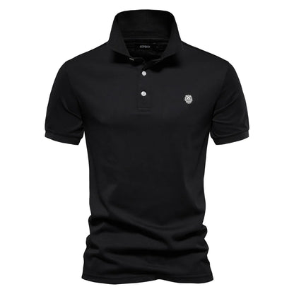 Herren Polo Shirts aus 100 Prozent Baumwolle mit Kurzarm und Stickerei