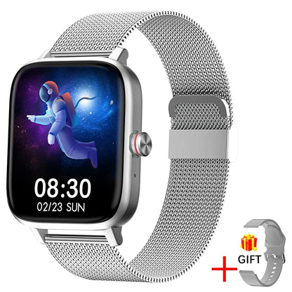 LIGE Anruf Smart Uhr Für Xiaomi DIY Uhr Gesicht 1,69 "Full Touch Screen Sport Fitness Armband Bluetooth Musik Smartwatch uhr