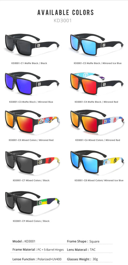 Sonnenbrille quadratisch polarisiert schlagfest antireflektierend Cat.3 Herren