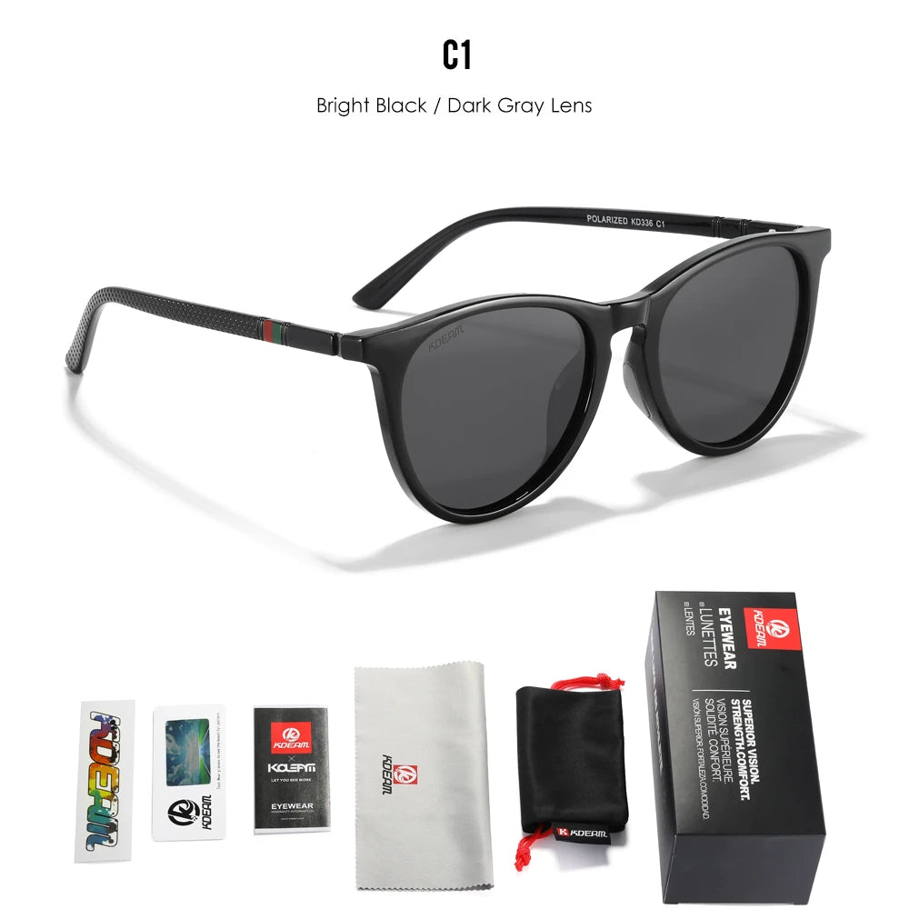 Damen-Sonnenbrille Vintage photochrom polarisiert Reisen Fahren Wandern