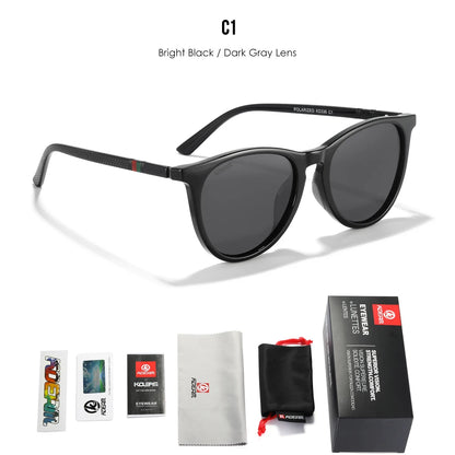 Damen-Sonnenbrille Vintage photochrom polarisiert Reisen Fahren Wandern