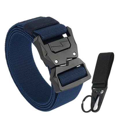 Herren-Gürtel Elastisch Mit Schnellverschluss Metall-Schnalle Verstellbar 110-140 cm