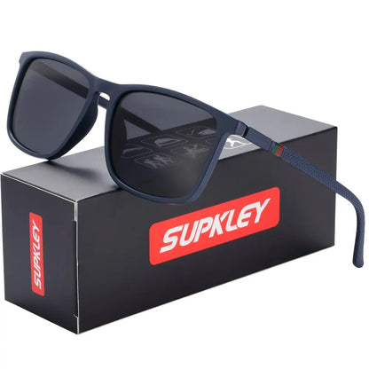 Sonnenbrille Sport quadratisch polarisiert leicht Herren Original-Etui