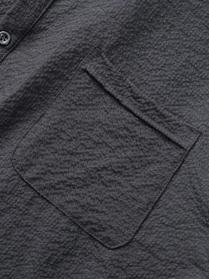 Langarm-Poloshirt für Herren mit Reverskragen – dünnes, vielseitiges Oberteil für Business und Freizeit in Uni-Farben, ideal für den Frühling und Herbst