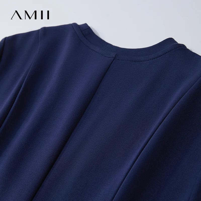 Elegantes Tailliertes Strickkleid Mit Stretch Für Damen
