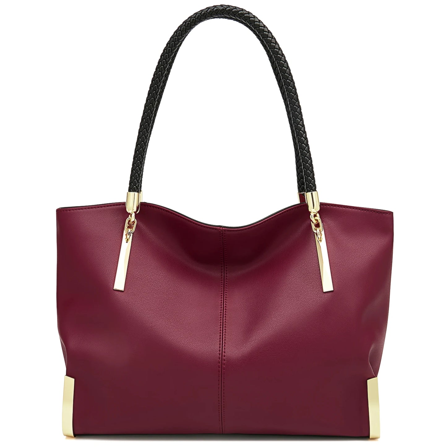 Damen Handtasche aus Rindsleder – Elegante Schultertasche mit Reißverschluss und großem Stauraum
