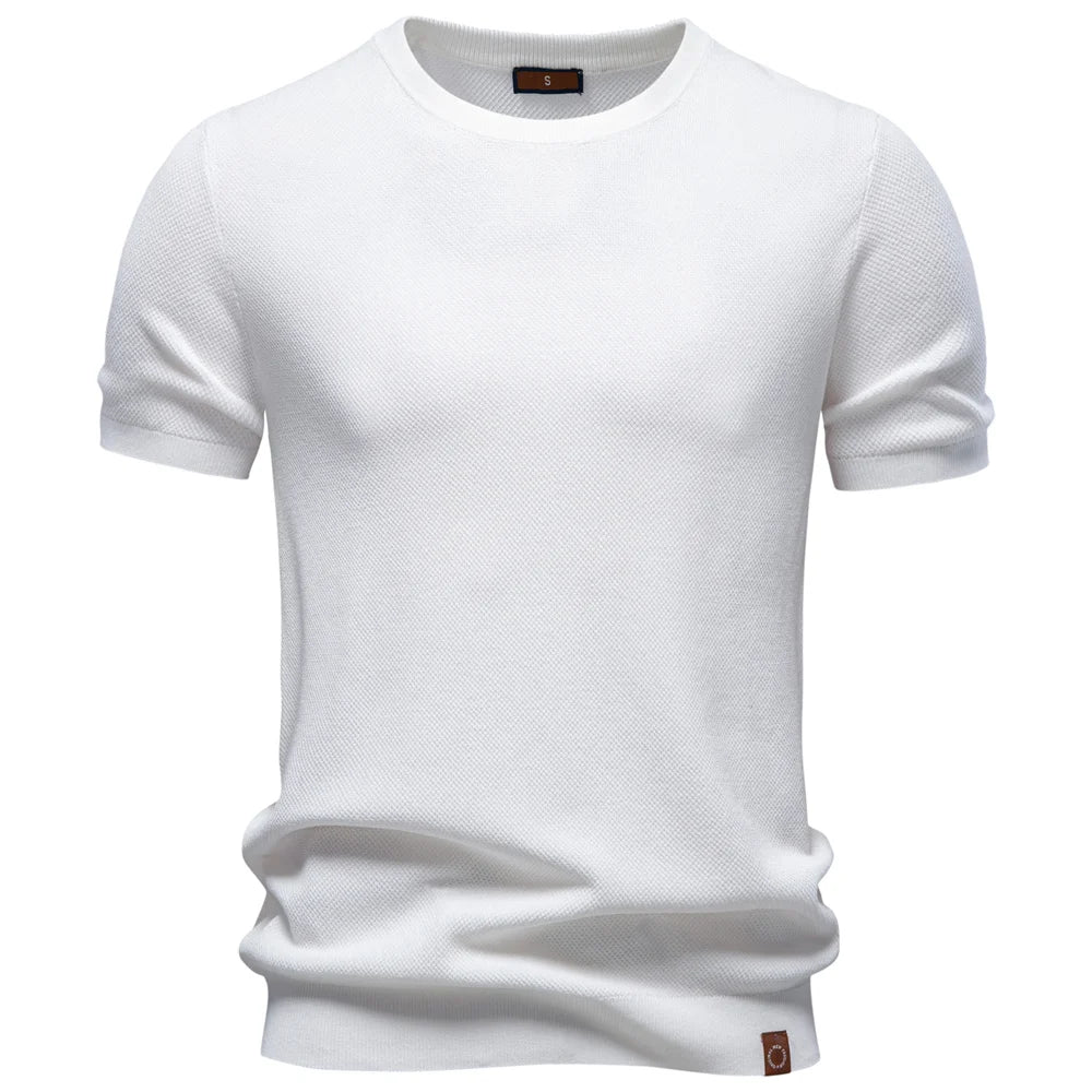 Atmungsaktives Herren Tshirt Aus Kühlender Eisseide Für Den Sommer
