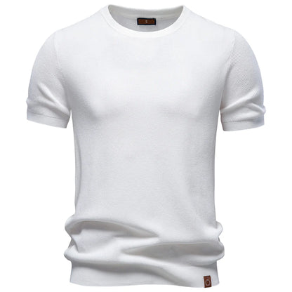 Atmungsaktives Herren Tshirt Aus Kühlender Eisseide Für Den Sommer