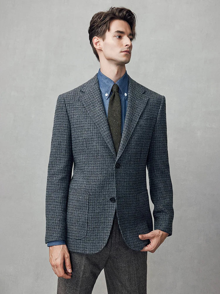 Eleganter Herrenanzug in Schwarz mit Blazer, Weste und Hose – ideal für Hochzeiten, Partys und den täglichen Business-Look, auch in großen Größen erhältlich.