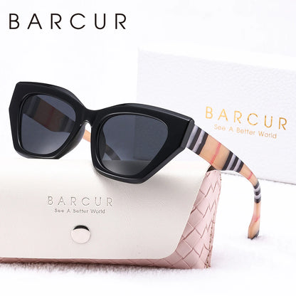 Damen-Sonnenbrille PC unregelmäßig kreativ Farbe Shopping polarisiert