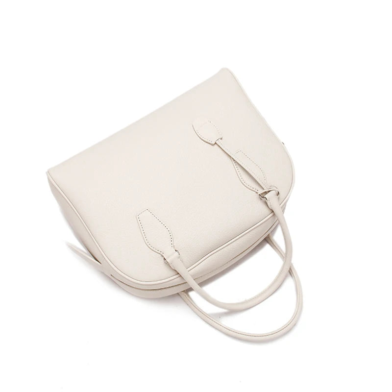Kalbsleder Top-Handle Handtasche | Minimalistisch