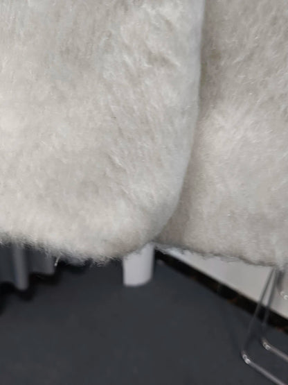 Elegante Damenjacke mit Reverskragen und langen Ärmeln – luxuriöses Patchwork-Design mit Taschen