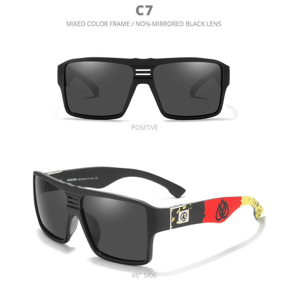 Sonnenbrille quadratisch polarisiert Keyhole-Brücke 6-Basis beschichtet Herren
