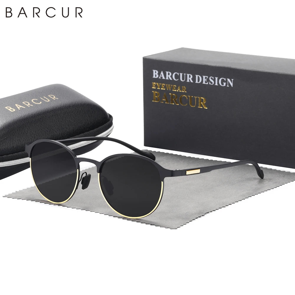 Damen-Sonnenbrille rund TR90 Bügel polarisiert Fahren