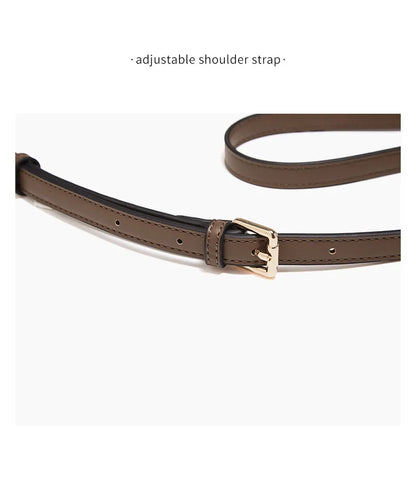 Damen Schultertasche aus PVC-Leder Crossbody-Stil für Alltag
