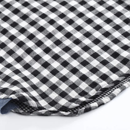 Herren Langarm Hohe qualität Designer Shirt Front Patch Brust Tasche Schlanke Taste-down Kragen Dicke Arbeit Shirts männer Kleidung