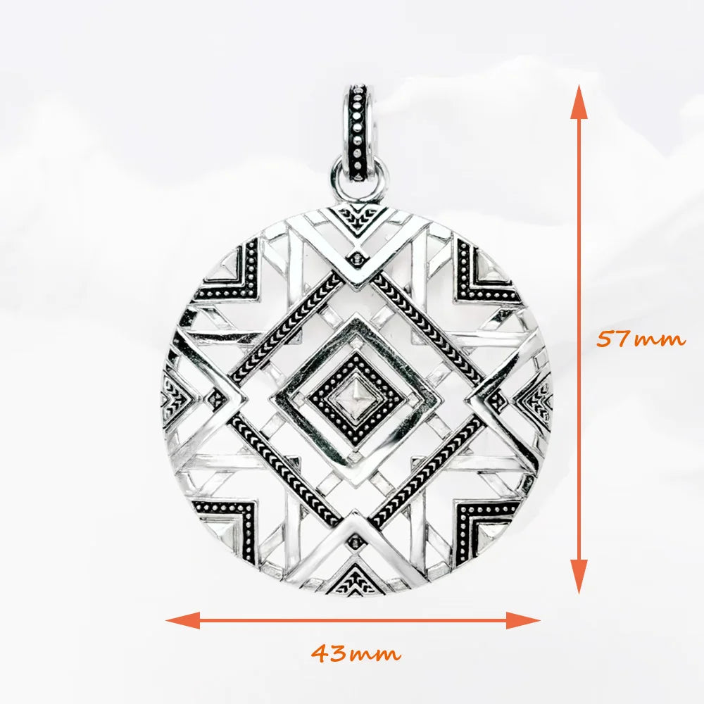 Damen-Anhänger Afrika Ornamente Glam aus Sterlingsilber