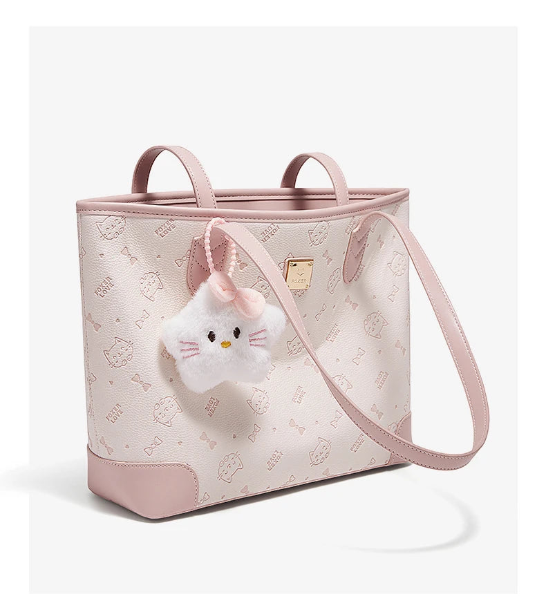 Damen Schultertasche Aus PVC-Leder Mit Großer Kapazität Im Alltag