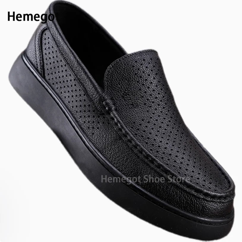 Elegante Herren-Loafer mit dicker Sohle – stilvoll & komfortabel