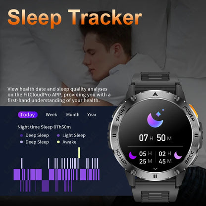 LIGE Outdoor-Sport-Smartwatch mit 1,53 Zoll Display und robustem Design
