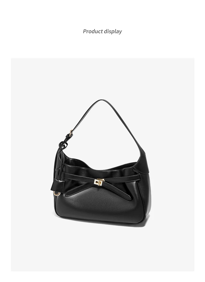 Damen Schultertasche aus Kunstleder mit großer Kapazität