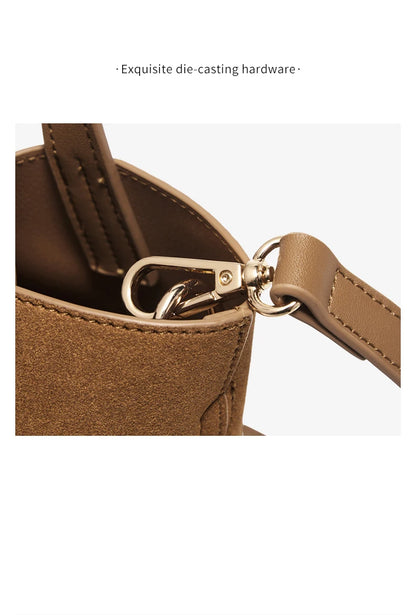 Damen Handtasche aus PU-Leder im Retro-Stil mit großer Kapazität