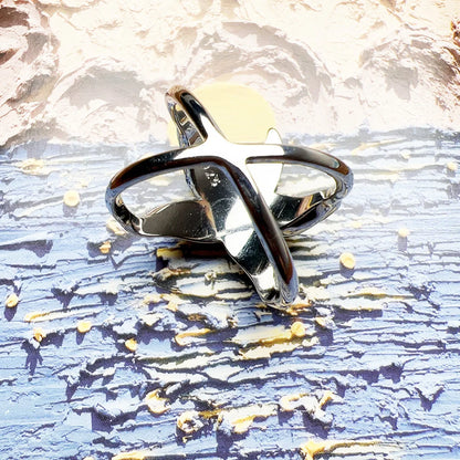 Damen-Charm-Anhänger Seestern Statement romantisch aus Sterlingsilber