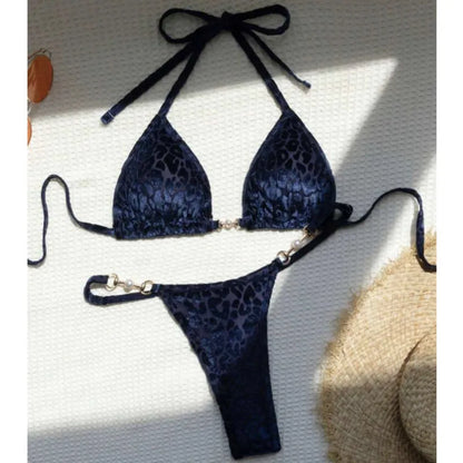 Blumiger, sexy Bikini-Set für Damen – ideal für Strand und Pool