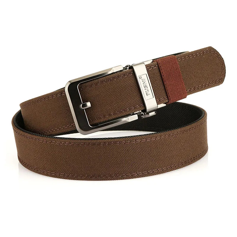 Herren-Taktischer Gürtel 3,8 cm Breite Aus Nylon 1100D mit Zinklegierungs-Schnalle