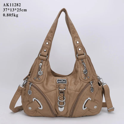 Damen-Schultertasche Multifunktionale Alltagstasche Mit Top-Griff Großes Fassungsvermögen