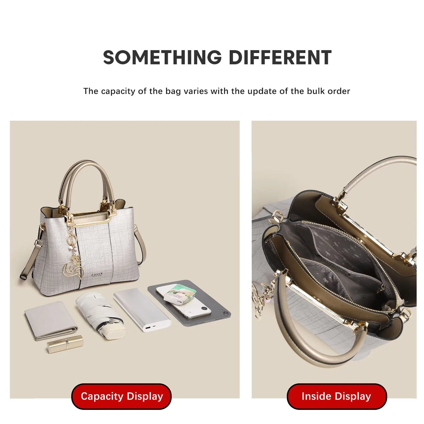 Damen Schultertasche aus Leder im Saffiano Luxusdesign Große Kapazität für Arbeit